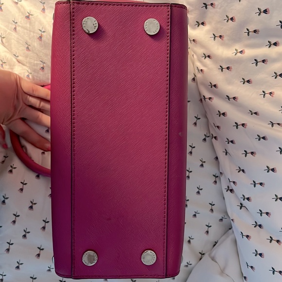 Michael Kors vintage pink studded handbag - Picture 10 of 12